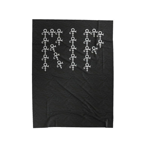 Rip Pattern Tribute To Prince Purple Rain Velveteen Blanket