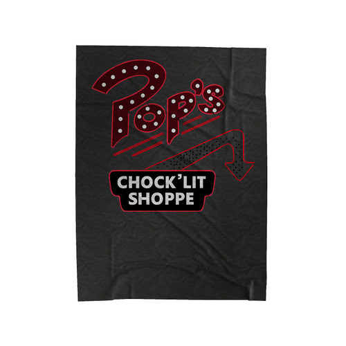 Riverdale Pop's Diner Logo 2 Velveteen Blanket