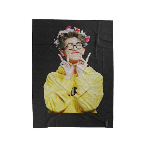 Rm Bts Kpop Not Today Velveteen Blanket