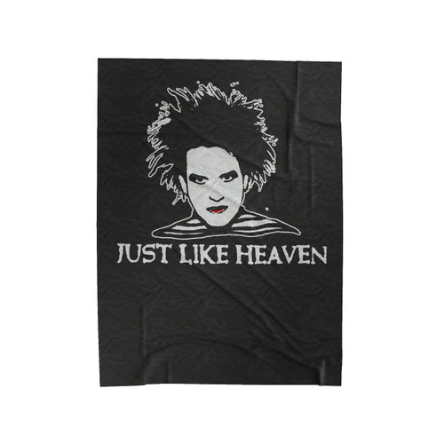 Robert Smith Cure Just Like Heaven Velveteen Blanket