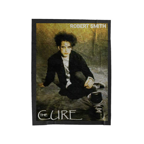 Robert Smith The Cure 1 Velveteen Blanket