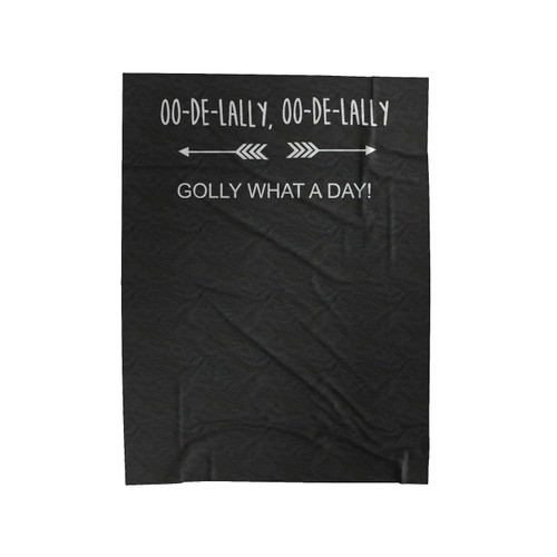 Robin Hood Oo- De- Lally Golly What A Day Disney Velveteen Blanket