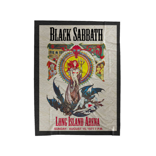 Rock Ozzy Osbourne & Black Sabbath At Long Island Arena Concert Velveteen Blanket