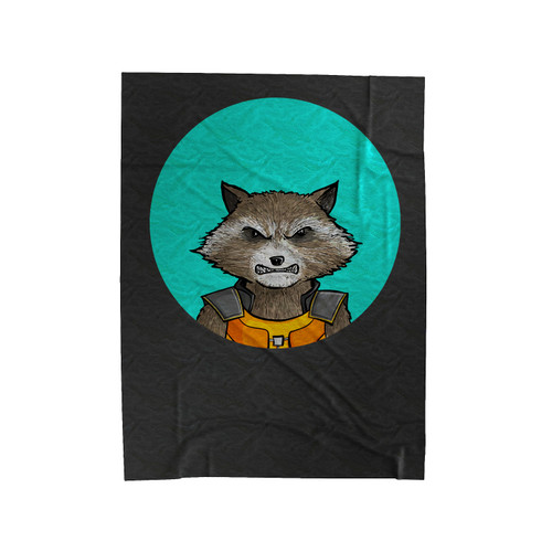 Rocket Racoon Marvel Avengers Infinity War Guardians Of The Galaxy Velveteen Blanket