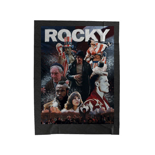 Rocky Balboa Sylvester Stallone Rocky Boxing Rambo Velveteen Blanket
