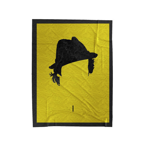 Rocky Hat Illustration Velveteen Blanket