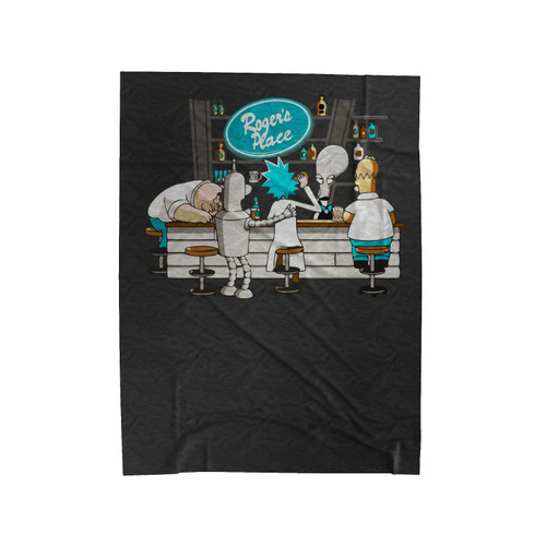 Roger's Place From Pampling Velveteen Blanket