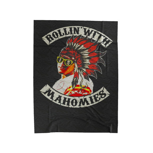 Rollin' With Mahomies Velveteen Blanket