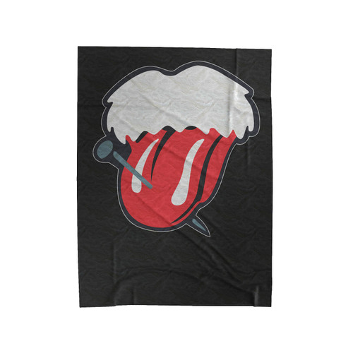 Rolling Stone Logo Velveteen Blanket