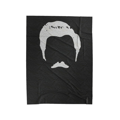 Ron Swanson Parks And Recreation Tv Series Movie Velveteen Blanket