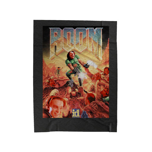 Room Doom Tommy Wiseau Video Game The Room Velveteen Blanket
