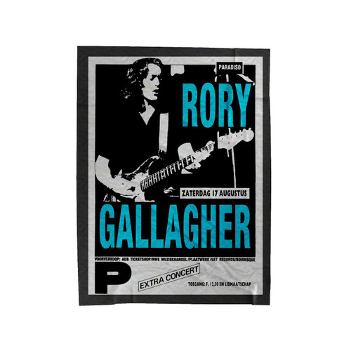 Rory Gallagher 70's Concert Velveteen Blanket