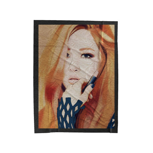 Rose Black Pink Painting Art Velveteen Blanket