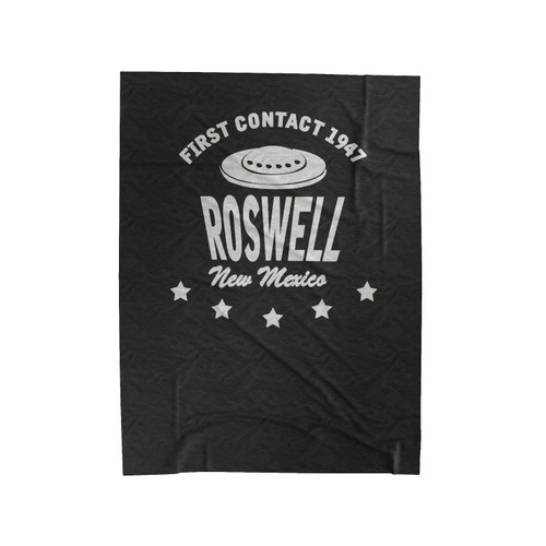 Roswell New Mexico Alien Velveteen Blanket