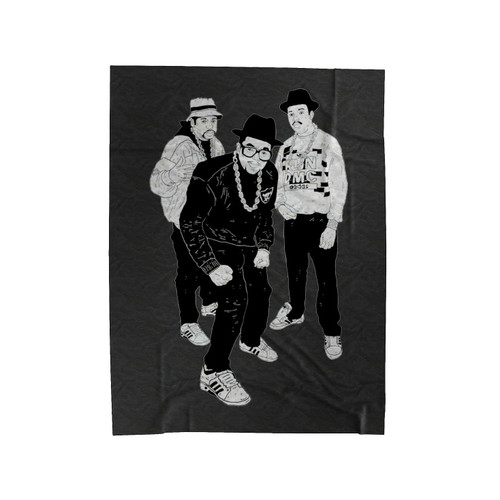 Run Dmc Hip Hop Art Velveteen Blanket