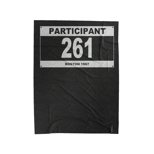 Runner Kathrine Switzer Tribute Velveteen Blanket