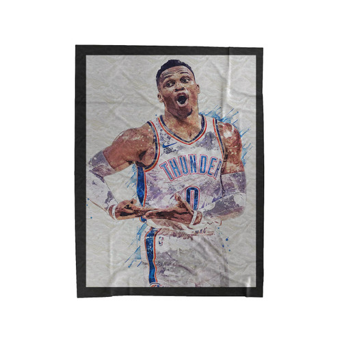 Russell Westbrook Oklahoma City Thunder Velveteen Blanket