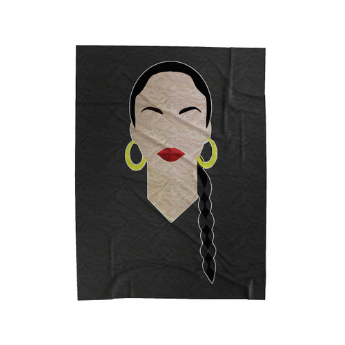 Sade Singer Icon Velveteen Blanket