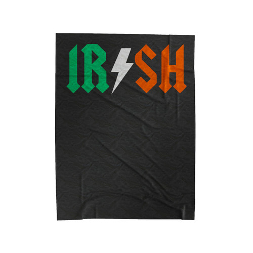 Saint Patrick's Day Irish Ac Dc Velveteen Blanket