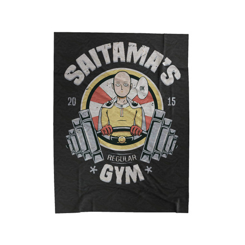 Saitama's Regular Gym One Punch Man Anime Velveteen Blanket