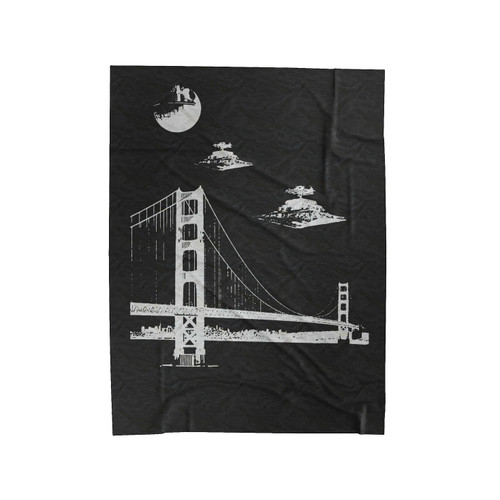 San Francisco Golden Gate Bridge Velveteen Blanket