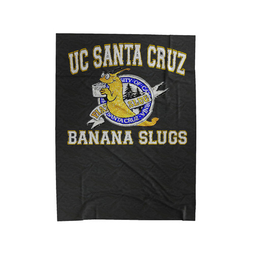 Santa Cruz Banana Slugs Velveteen Blanket
