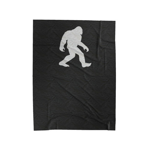 Sasquatch Bigfoot Animal Urban Legend Believe Squatchin Love Funny Velveteen Blanket
