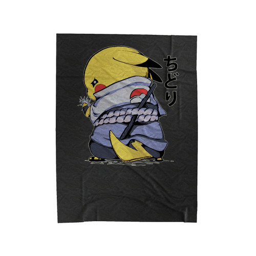 Sasuke Pikachu Velveteen Blanket