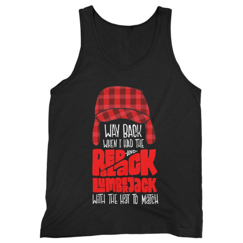 Our cotton biggie smalls way back when i had the red and black lumberjack with the hat to match men tank top is perfect for those intense workouts in the gym, at practice or pickup games.