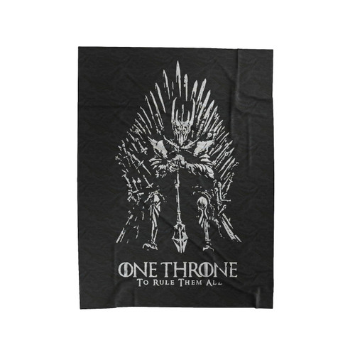 Sauron X Game Of Thrones Combo Velveteen Blanket