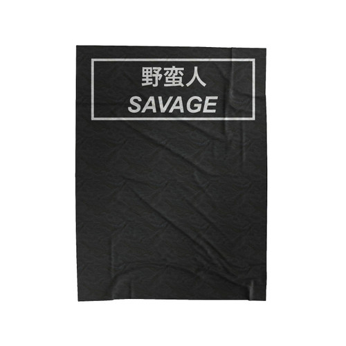 Savage Japanese Velveteen Blanket