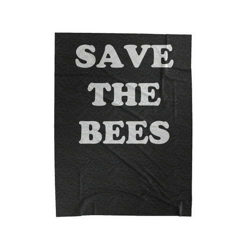 Save The Bees Bee Beekeeper Endangered Environment Velveteen Blanket