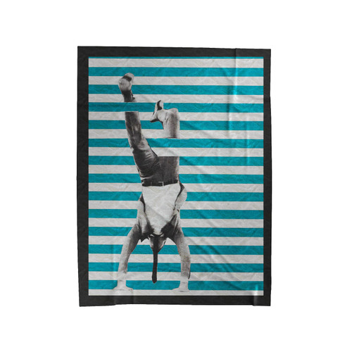 Scandinavian Optical Illusion Art Velveteen Blanket