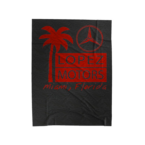 Scarface Frank Lopez Motors Mercedes Benz Velveteen Blanket