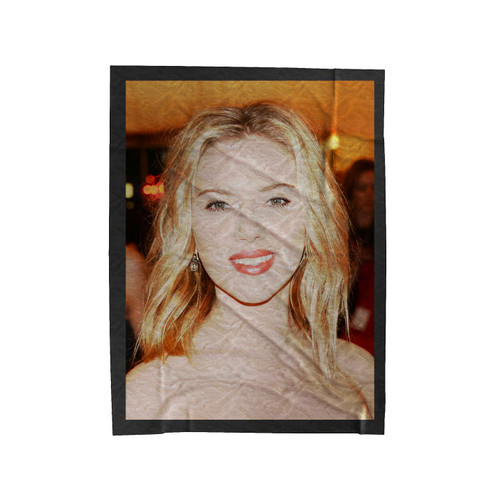 Scarlett Johansson 2 Velveteen Blanket