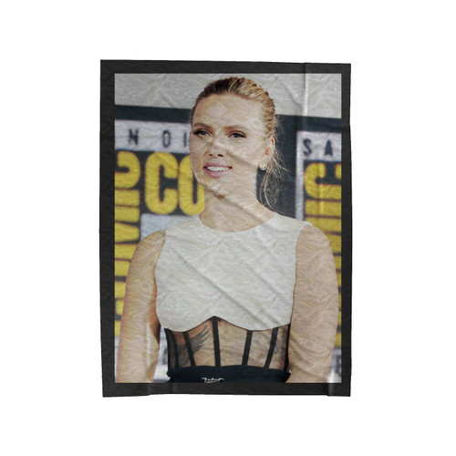 Scarlett Johansson 6 Velveteen Blanket