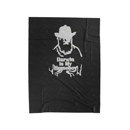 Science Darwin Is My Homeboy Velveteen Blanket