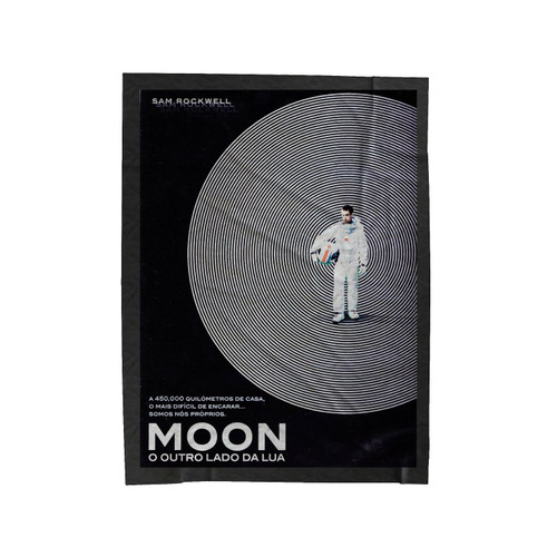 Science Fiction Movie Moon Velveteen Blanket