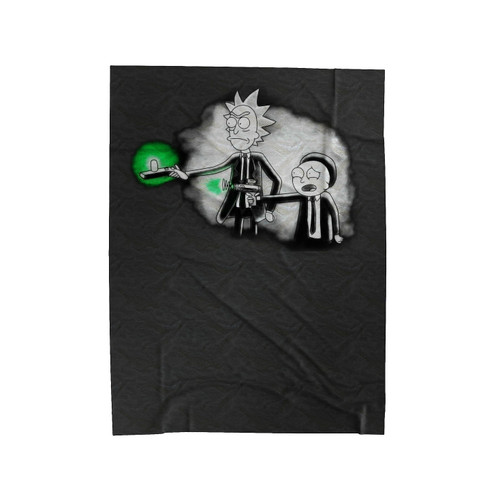 Science Fiction Rick And Morty Velveteen Blanket