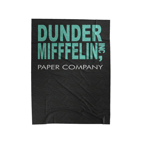 Seafoam Green Dunder Mifflin 1 Velveteen Blanket
