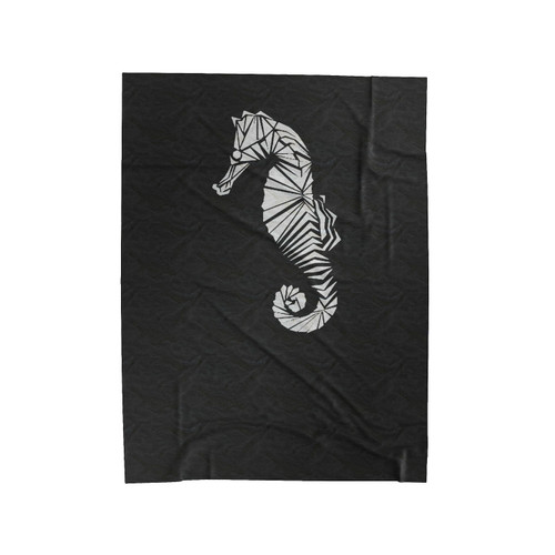 Seahorse Velveteen Blanket