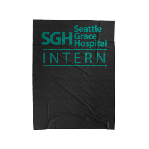 Seattle Grace Hospital Intern Tv Show Greys Anatomy Velveteen Blanket