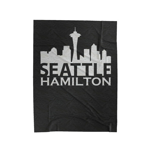 Seattle Hamilton Theatre Velveteen Blanket