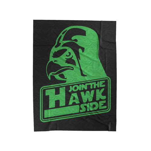Seattle Join The Hawk Side Velveteen Blanket
