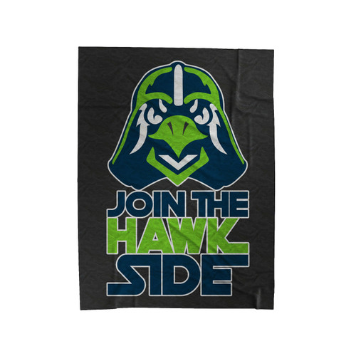 Seattle Seahawks Join The Hawk Side Velveteen Blanket