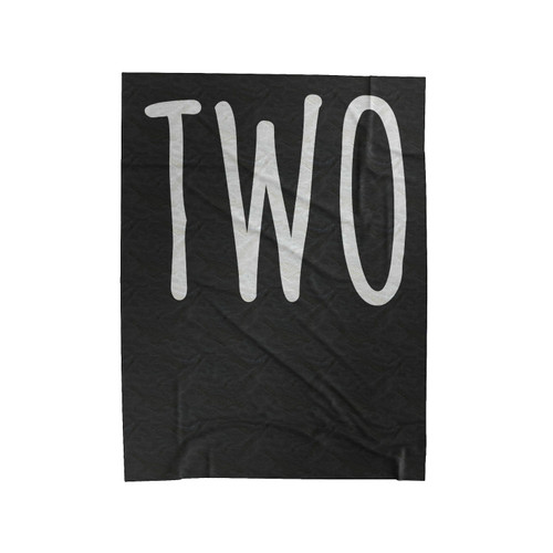 Second 2Nd Birthday Two Year Old Velveteen Blanket