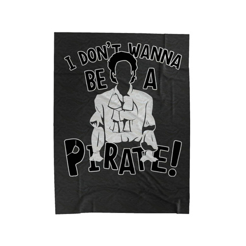 Seinfeld I Don't Want To Be A Pirate Velveteen Blanket