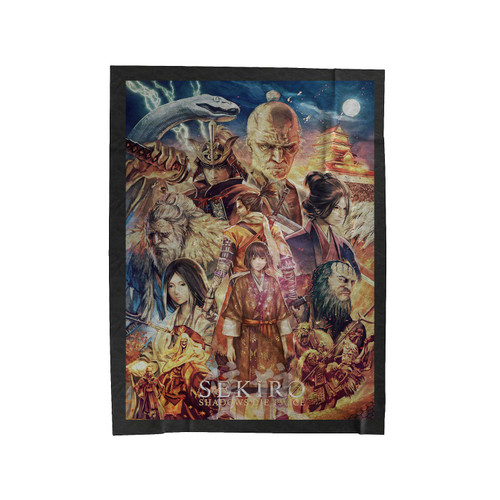 Sekiro Shadows Die Twice All Character Velveteen Blanket
