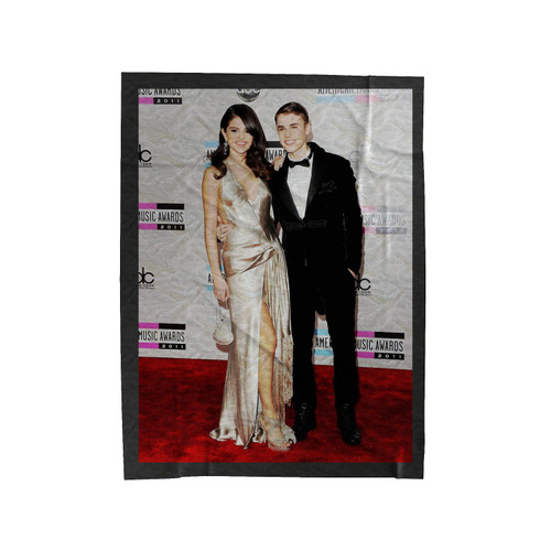 Selena Justin Singer Songwriter Velveteen Blanket