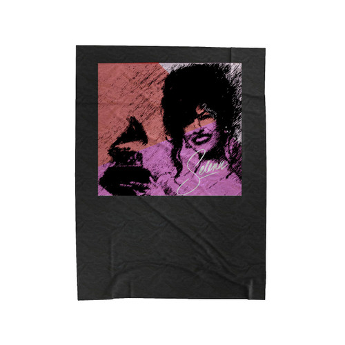 Selena Quintanilla Anything For Selena Reina De La Cumbia Sketch Pencil Geometric Velveteen Blanket